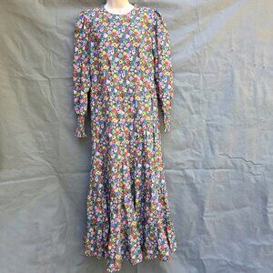 Boden Floral Maxi Dress in Multi-Color